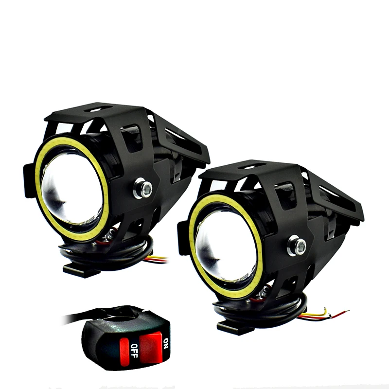 Мотоциклетные светодиодсветодиодный фары ангельские глазки 12 В 125 Вт 6500 К| |