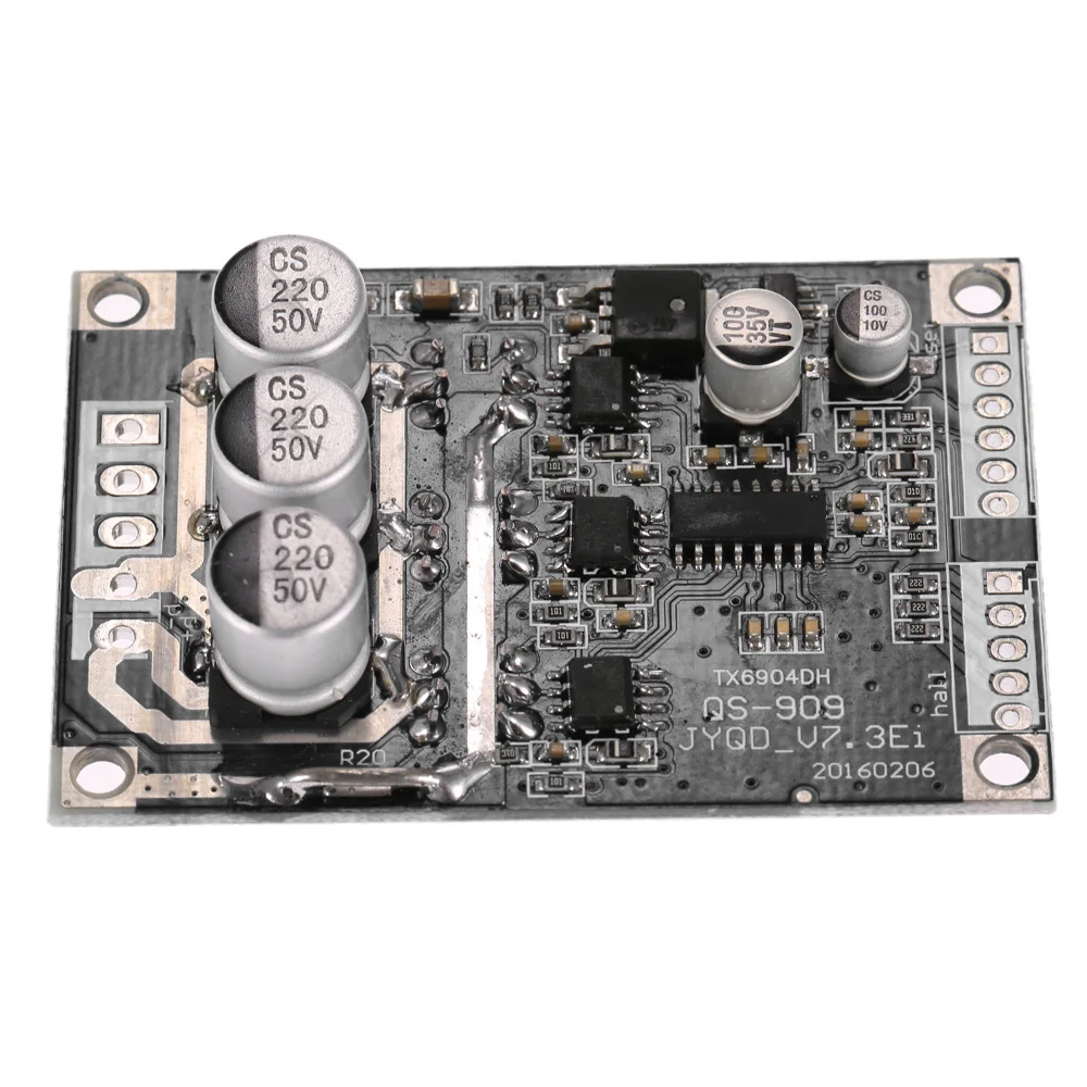 DC 12V 36V 500W Бесщеточный контроллер двигателя Холла сбалансированная плата