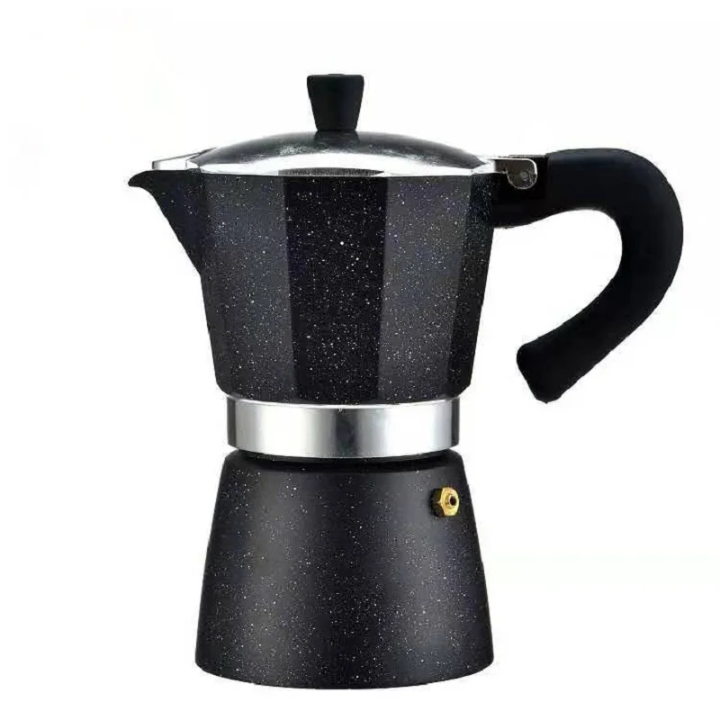 Кофеварка YRP Moka кастрюля для приготовления эспрессо алюминиевая с фильтром 6