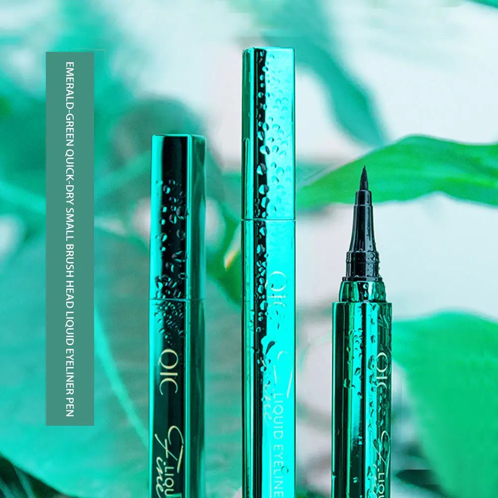 Cheap Offer of  1 Pcs Emerald Green Eyeliner Pen Goddess Eye Waterproof Anti-sweat Quick-drying Does Not Smudge Coo