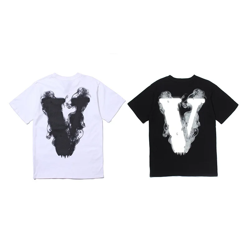 VLONE men shirt 100% cotton streetwear 