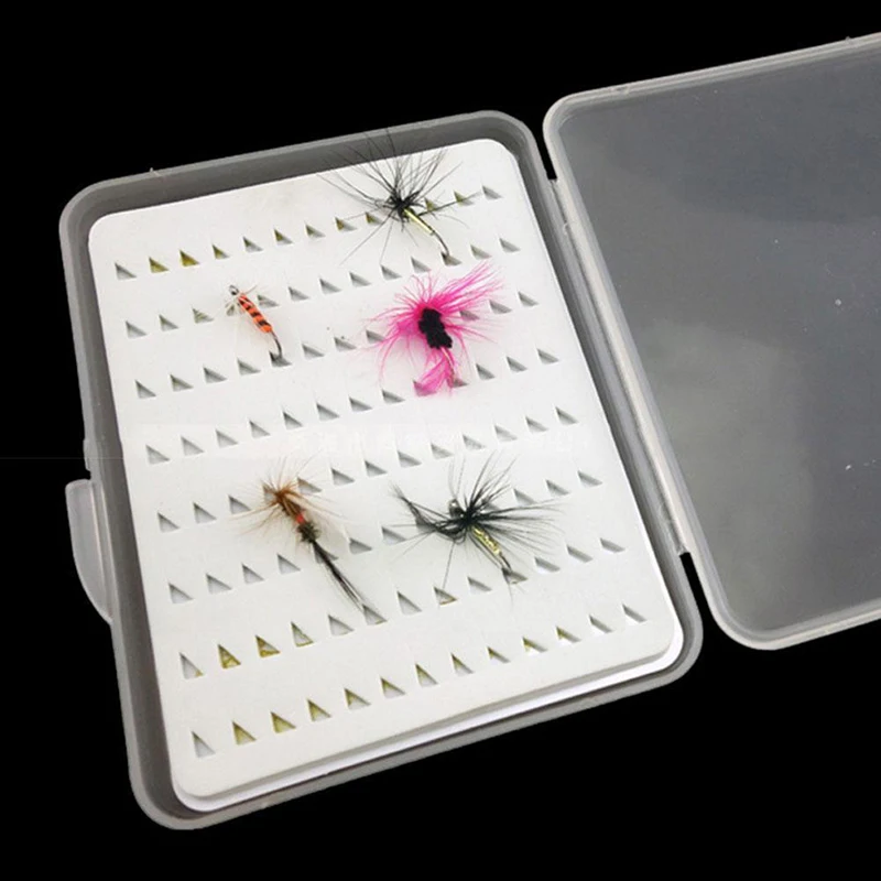 Holder Box Large Capacity Case Professional Transparent Fishing Flies Storage Tackle Clear