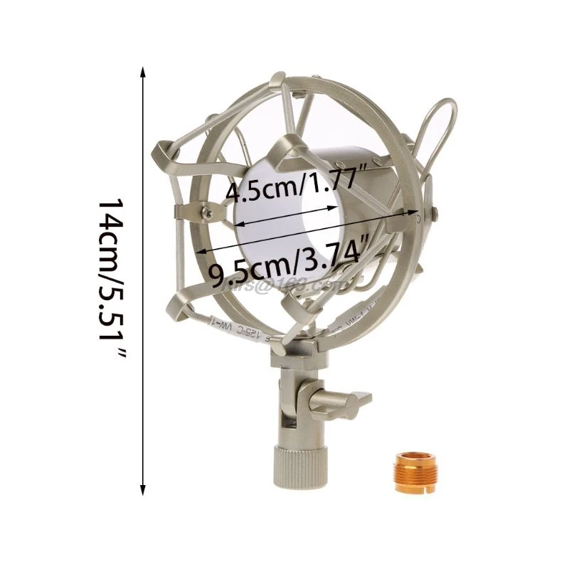 Metal Shockproof Studio Recording Microphone Shock Mount Spider Mic Holder Clip For Broadcast Computer BM 700 800 BM-800 BM-700 - ANKUX Tech Co., Ltd