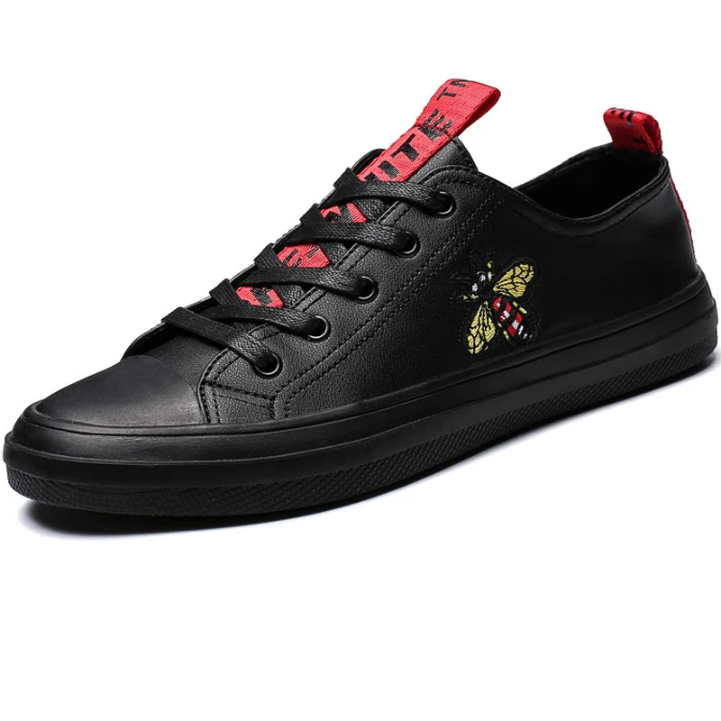 

Brand High Quality Leather Men Casual Shoes Superstar Fashion Sneakers Flat Male Luxury Shoes Rubber Mens Walking Shoes Footwear