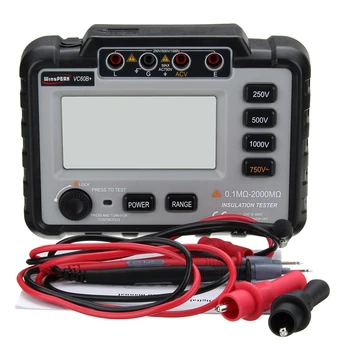 

EASY-Winspeak Vc60B+1000V Megger Insulation Tester Megohmmeter Ohm Tester Insinsulation Resistance Tester Meters Multimeter