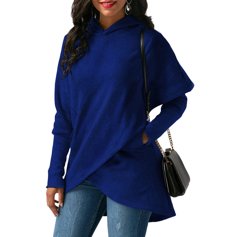  Women Hoodies Sweatshirts 2019 Autumn Winter Plus Size Long Sleeve Pocket Pullover Hoodie Female Ca