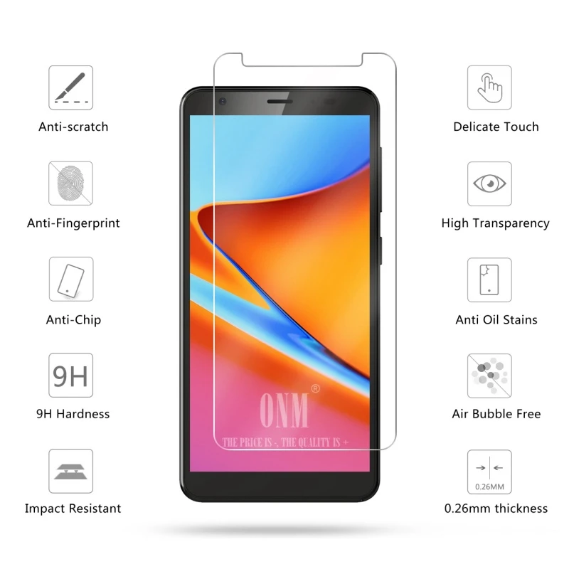 2 шт закаленное стекло для zte Blade A5 защита экрана 2.5D 9H Премиум Закаленное стекло для zte Blade A5 защитная пленка