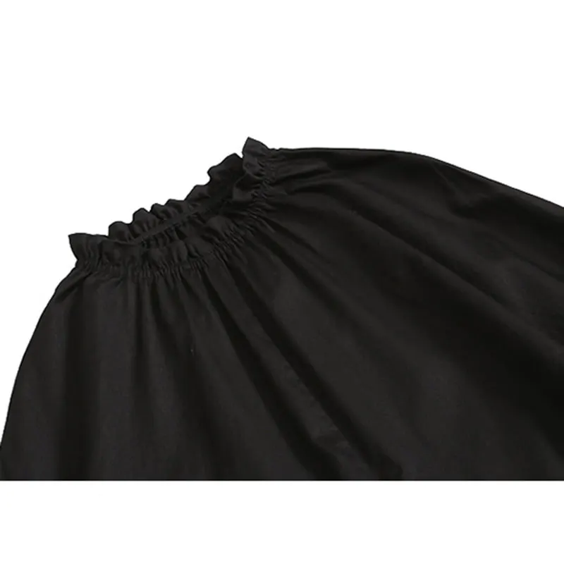 XITAO Vintage Draped Ruffles Casual Women 2020