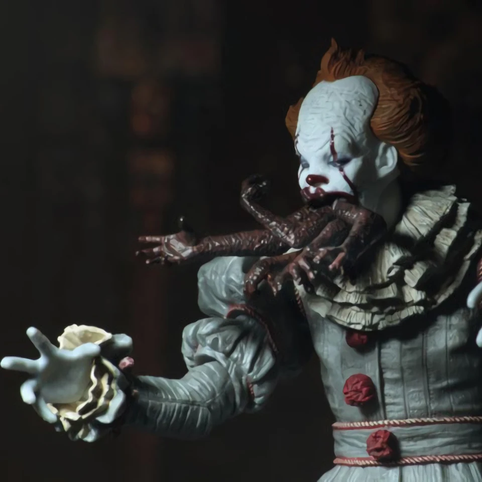 Tronzo NECA IT Ultimate Pennywise танцующий клоун ПВХ фигурка модель игрушки ужас фильм IT фигурки для Хэллоуина