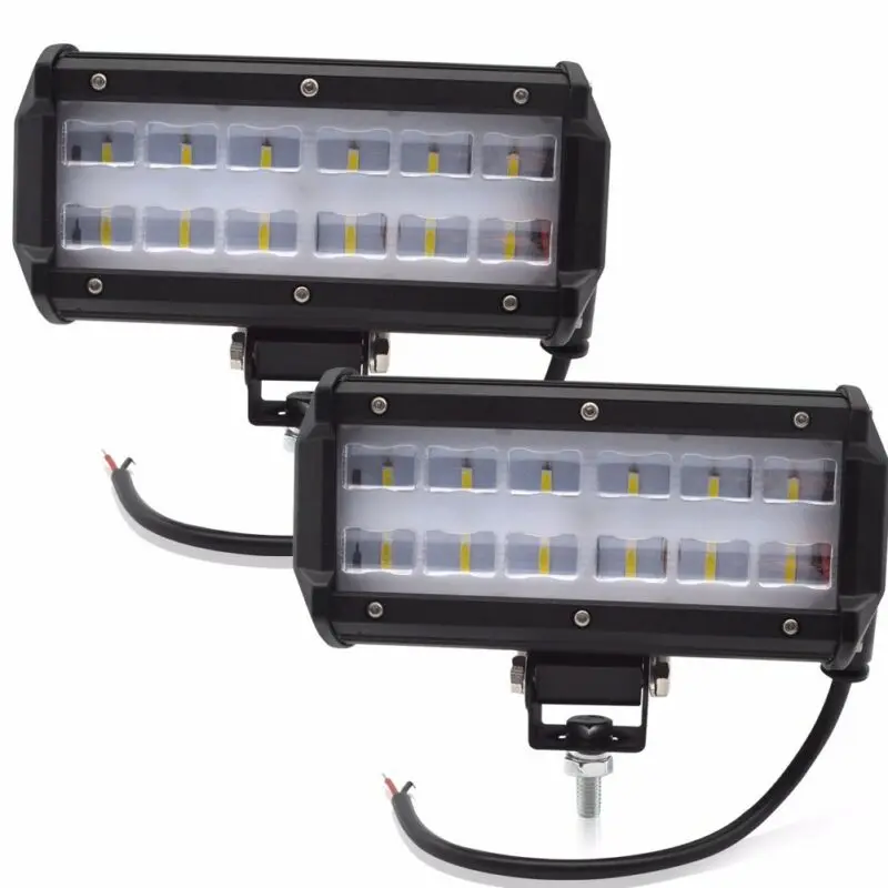 2 шт 12V 24V 36W фары для автомобилей SUV внедорожный светодиодный рабочий светильник противотуманной фары Точечный светильник 6000 K-6500 K белый Грузовик Лодка светодиодный вождения точечный светильник