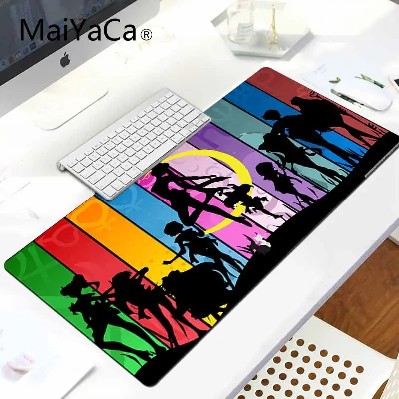 LockEdge 30X90cm MaiYaCa Сейлор Мун комфорт Мышь коврик игровой Мышь Коврик Комфорт Мышь коврик игровой Lockedge Мышь игровой коврик Мышь pad - Цвет: LockEdge 30X90cm