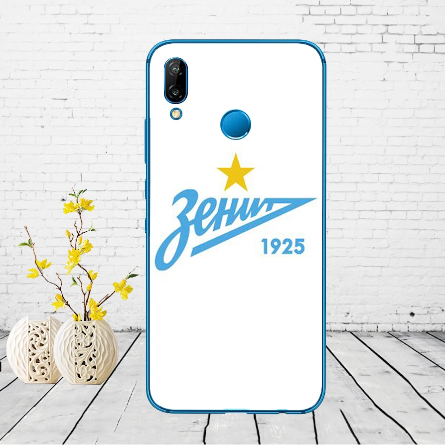 264DD zenit st petersburg02 Мягкий силиконовый чехол для Huawei P9 P10 P20 P30 Lite mate 10 20 PRO lite p smart чехол