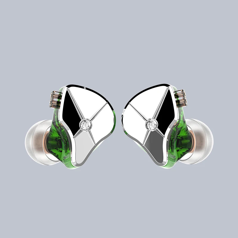 Silver Green TFZ queen LTD Внутриканальные наушники с шумоизоляцией Hi-Fi наушники для контроля звучания DJ супер бас музыкального проводные наушники со съемным кабелем - Цвет: Silver Green