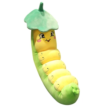 

ipc soft lovely plushie doll soft toy peluche plush caterpillar worm pillow stuffed toy carpenterworm for kids