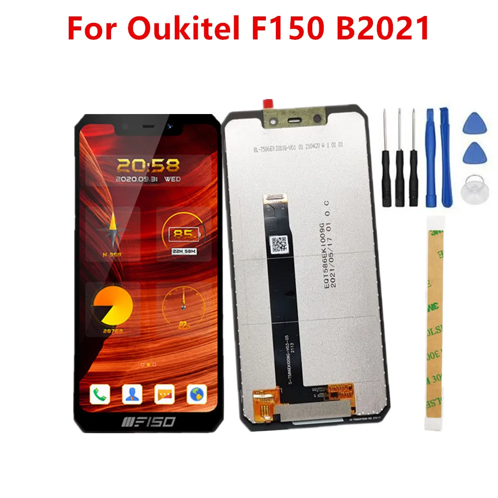 

New Original For Oukitel F150 B2021 IIIF150 Cell Phone LCD Display + Touch Screen Digitizer Assembly Replacement Glass Repair