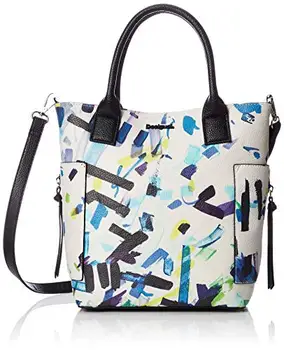 

Uneven REP-Womens Bag, design of candy, and white color White multicolour Size: one Size