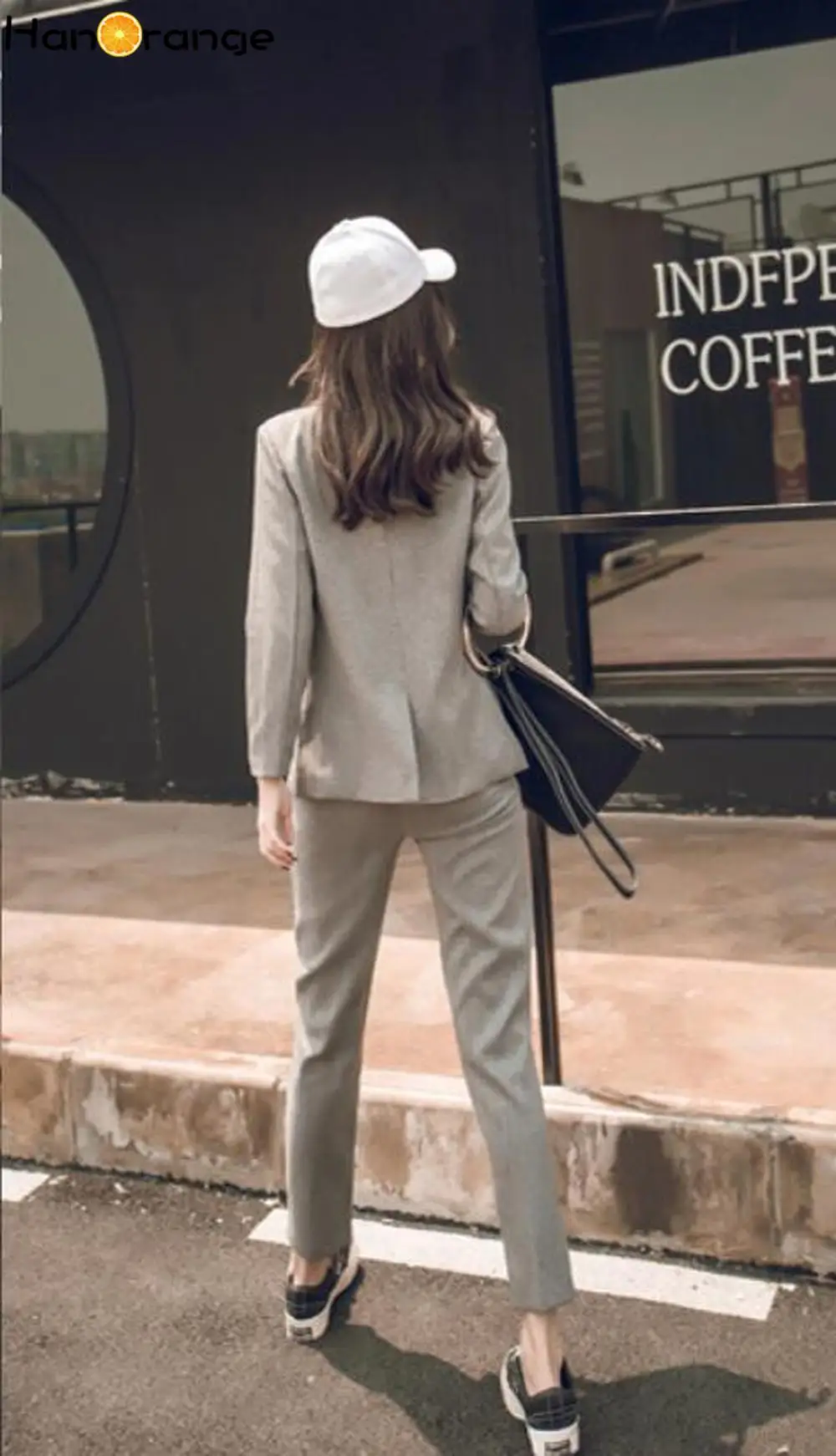 Casual Spring Autumn OL Pants Suit Temperament women Two Pieces Set Casual Spring Autumn OL Pants Suit Temperament women Two Pieces Set