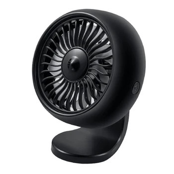 

DC 5V Car Dashboard USB Fan 7-Color Light 3 Level Wind Speed​ Air Cooling Fan Portable USB Desktop Fan With Double-Sided Tape