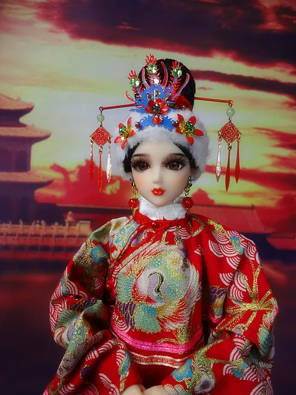 Коллекционные китайские куклы Qin Lianyu 1/6 винтажные Этнические BJD игрушки для