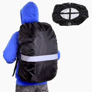 

Reflective Outdoor Bag Cover Portable Waterproof Backpack Covers Ultralight Camping Rain Cover Protect Travel Accessories 35L