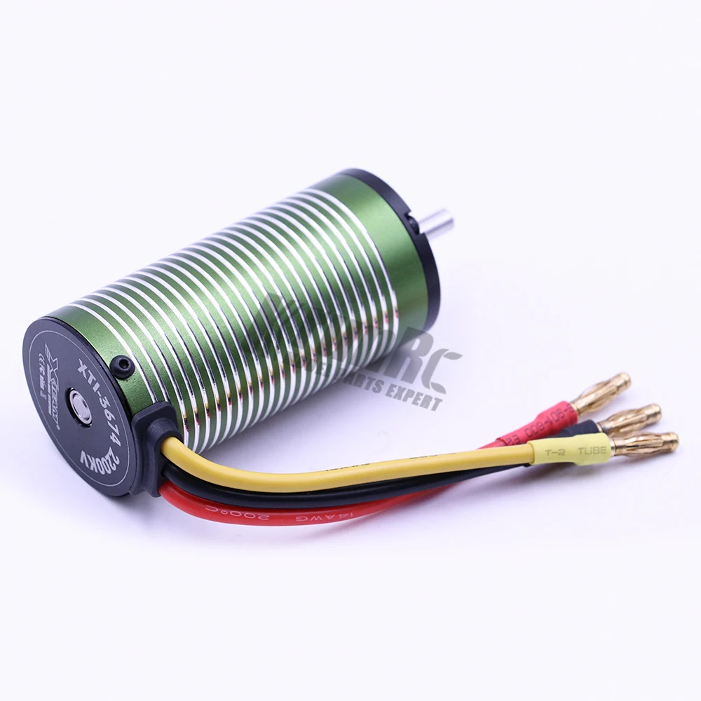 Высокое качество двигатель классический бесщеточный сенсорный BL 3674 2200KV/2600KV 5,0 мм RC 1/10 1/8 игрушки Himoto - Цвет: 2200KV