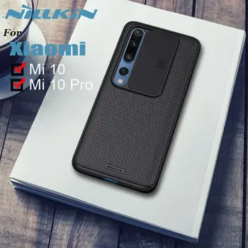 

for Xiaomi Mi 10 Mi10 Pro Case NILLKIN CamShield Case Slide Camera Cover Protect Privacy Classic Back Cover For Xiaomi Mi 10