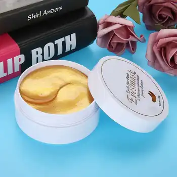 

Gold Eye Collagen Anti-Aging Under Eye Patches Moisturizing Firming Reduce Wrinkles Fine Lines Dark Circles Eye Care