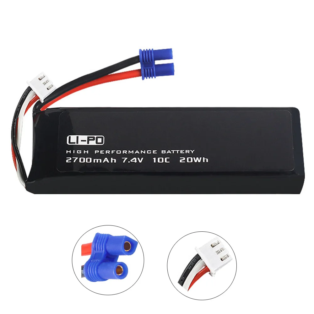 Аккумулятор lipo для квадрокоптера Hubsan H501C H501S X4 7 4 В 2700 мАч|Перезаряжаемые батареи| |