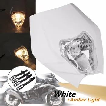 

Universal Motorcycle Headlamp Mount On Motorcycle's Forks 4 Rubber Straps Motorcycle Headlight LED