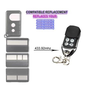 

Garage door remote for 4335E 4332E 4330E remote control replacement 433.92MHZ