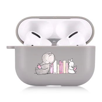 

Case For Apple AirPods pro Earphone Soft Silicone Case For Apple Air Pods 3 Cases Cute Cartoon Grey Matte Cover Bags
