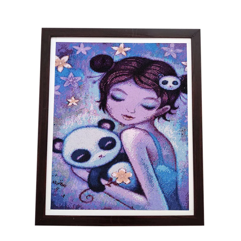 DIY PVC Foam Faux Wood Frame for Canvas Oil Painting DIY Diamond Painting Frame DIY Frame Picture Room Wall Decor Frame