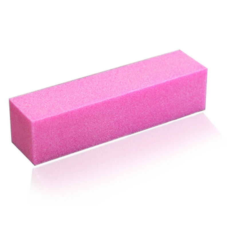 1 шт. пилочка для ногтей розовая губка наждачная бумага наждачный блок Полировка шлифовальный аппарат для маникюра педикюра инструмент