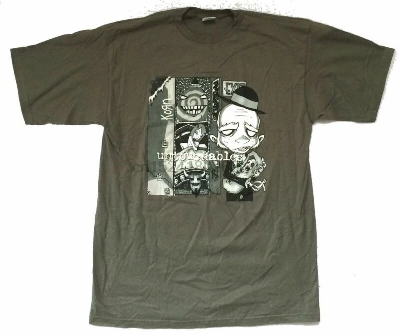Korn Kornoir Untouchables 2002 Pop Sux Tour PA-MA Leg Green Футболка новая официальная |