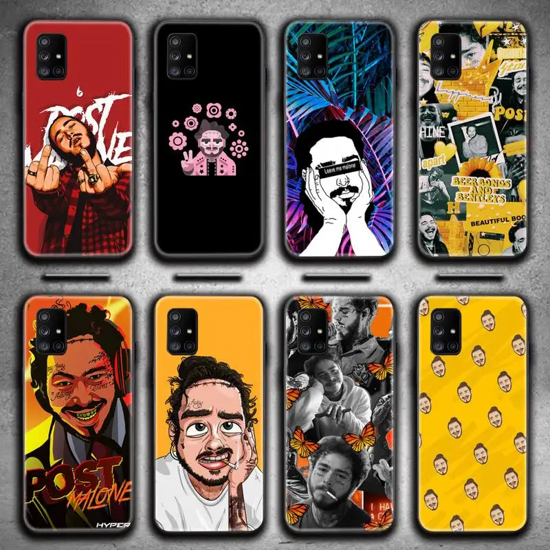 Чехол для телефона Post Malone Samsung Galaxy A21S A01 A11 A31 A81 A10 A20E A30 A40 A50 A70 A80 A71 A51 | Мобильные