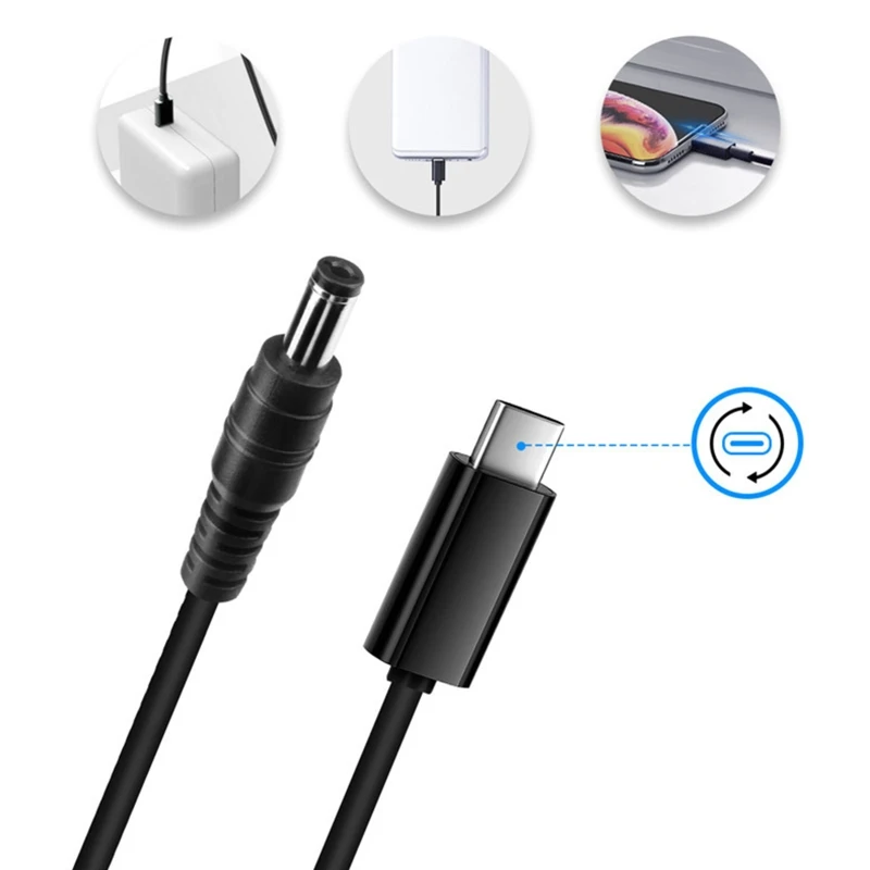 USB C Тип с разъемами типа и DC5.5 * 2 5 4530 4017 мм PD зарядный кабель провод для быстрой