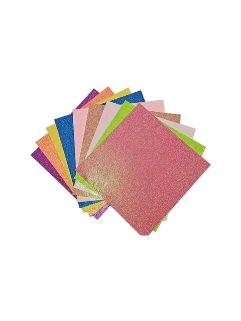 300gsm 12*12 540 Piece Glitter Paper For Handmade Crafts Glitter Cardstock  Paper