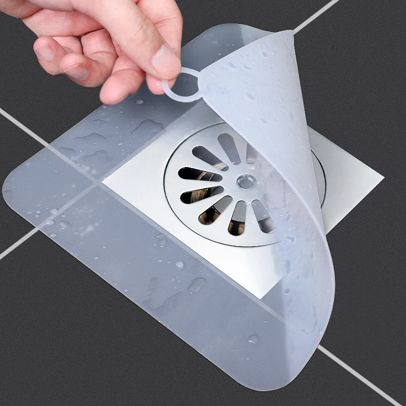 

Creativity Odour Proof Floor Drain Cover For Sink Bathroom Kitchen Sewer With Handle Cover Silica Gel Insect Odor Proof Gasket
