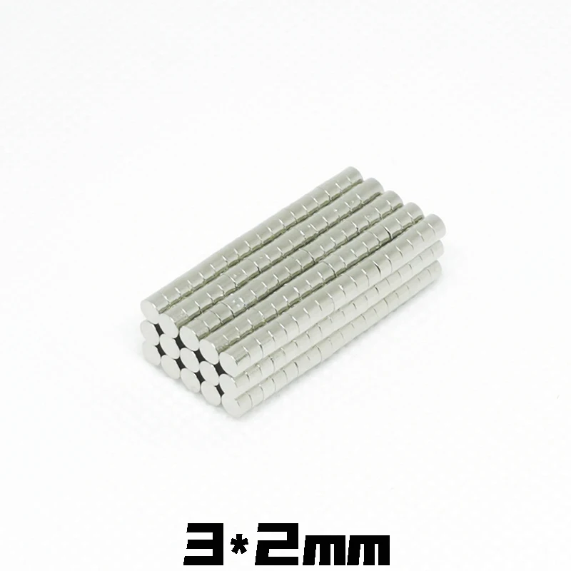

20/50/100Pcs 15x2 Neodymium Magnet 3mm x 2mm N35 NdFeB Round Super Powerful Strong Permanent Magnetic 3*2mm imanes Disc 3x2