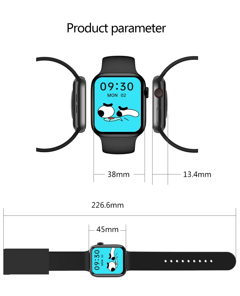 M36 plus max Smart watch 1.82inch QR Code Full Screen Touch BT Call Wireless charging SPORT WATCH MAN Pk HW22 pro max M26 plus