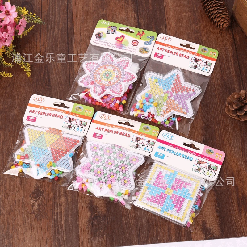 

Fight Beans Simplicity Set Children'S Educational Toy Geometric Pattern Small 5 Mm Handmade DIY Jigsaw Puzzle Wholesale Currentl