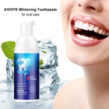 

60ml/bottle Whitening Toothpaste for Dental Care Teeth Whitening Mouthwash Natural Teeth Whitener for Oral Care