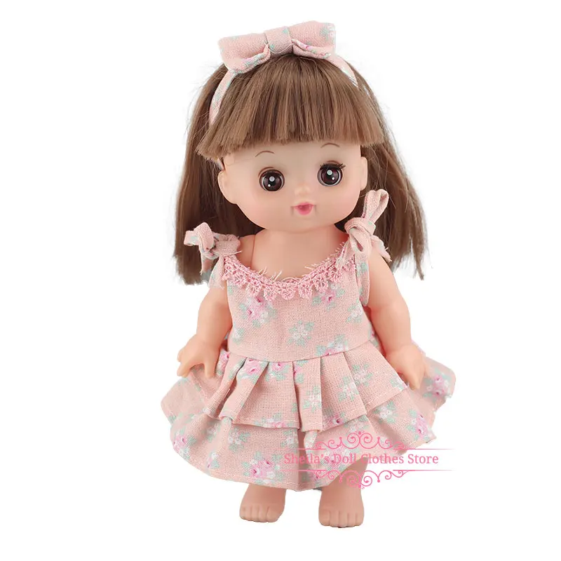 Модный милый полосатый комбинезон на 25 см, Детские аксессуары для кукол Mellchan - Цвет: 14