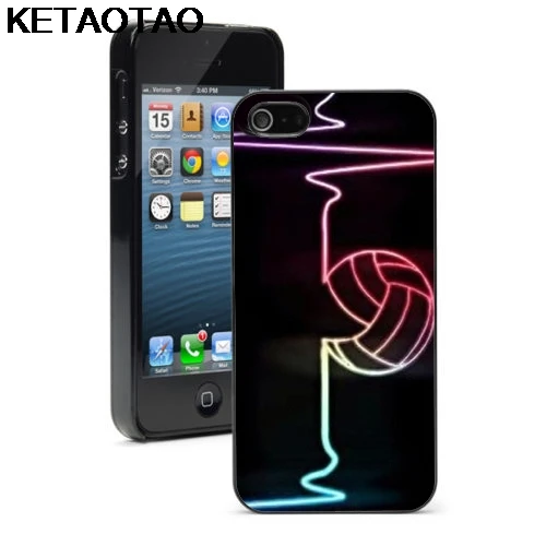 KETAOTAO Peace люблю волейбол девушки спортивный чехол для телефона s для iPhone 4 5S 6S 7 8 Plus X XS XR 11 Pro Чехол Мягкий ТПУ резиновый силиконовый - Цвет: Хаки