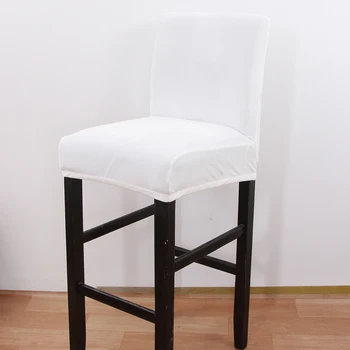 

12X Velvet Low-back Chair Seat Cover Stool Slipcover Protector for Home Cafe