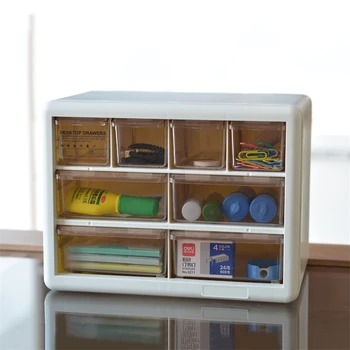 

6/8/12grids Makeup Transparent Drawer Storage Box Plastic Jewelry Organizer Box Desktop Sundries Storage Box for Cosmetics Boxes