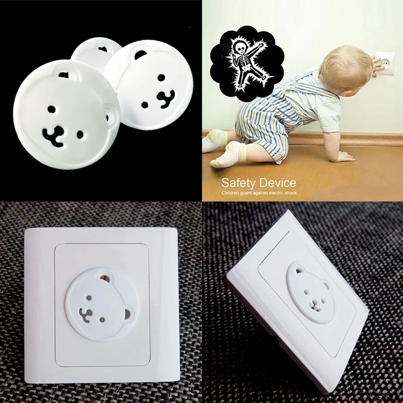 10/20Pcs Safety Outlet Plug Covers Child Baby Proof Electric Shock Guard Cap Hot Sales