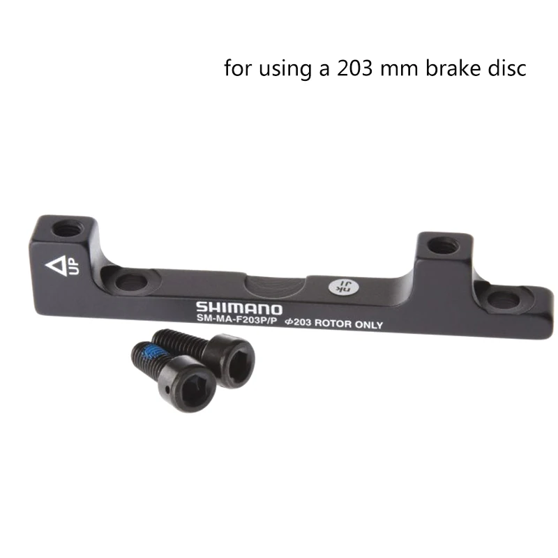 SHIMANO Disc Brake Adapter PM A pillar Disc Brake Bracket For 180mm 203mm Rotor RT86 RT81 RT56 shimano F180P/P2 F203P/P bike rotor adapter