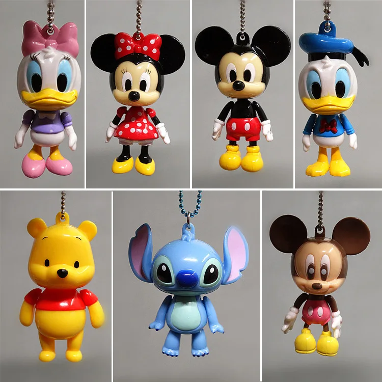 Брелок для ключей с Микки-Маусом Микки из мультфильма Disney Стич Дональд Дак
