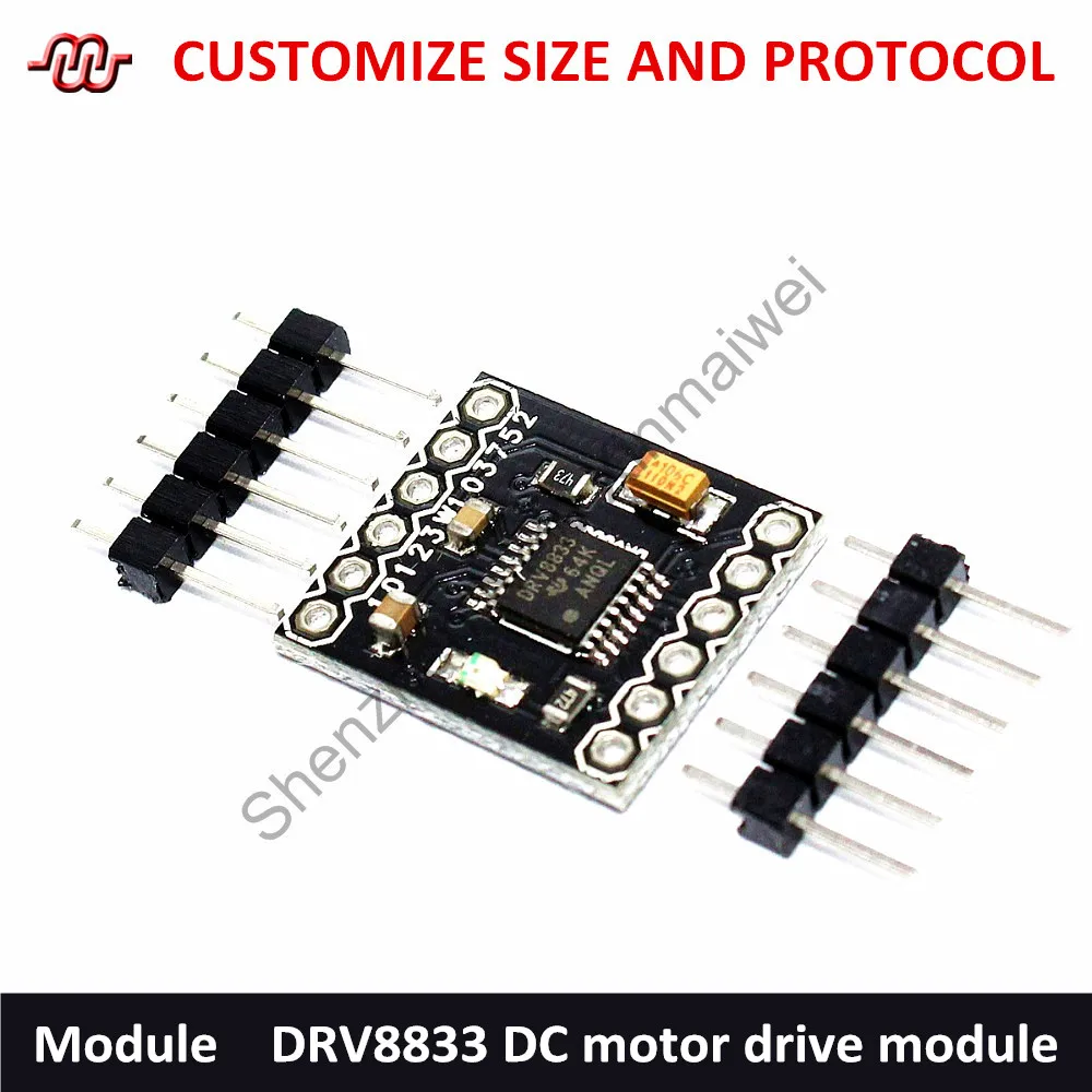 DRV8833 2 канала драйвер двигателя постоянного тока зарядная Модульная плата 1.5A 3V-10V